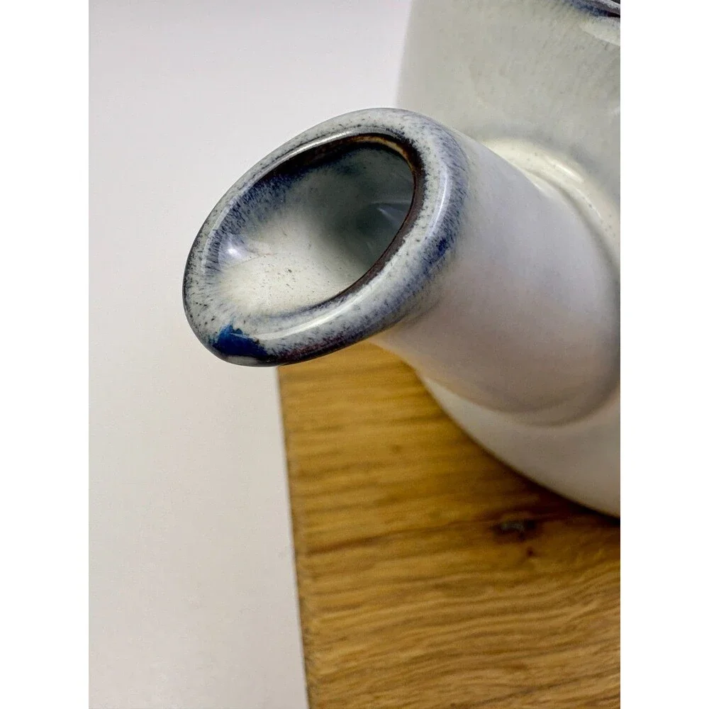 IKEA GLADELIG Gray Stoneware Teapot 1.3 Qt Scandinavian Modern